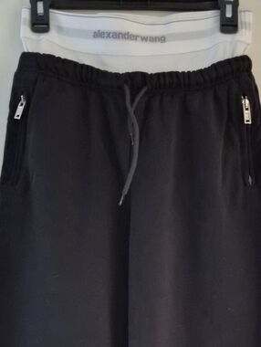 Alexander Wang Wide Leg Waistband Sweatpants